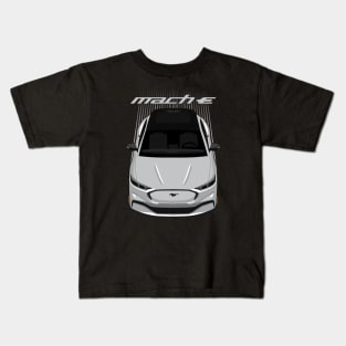 Ford Mustang Mach E SUV - Silver Kids T-Shirt